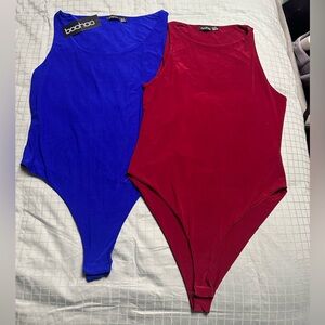 Boohoo ladies double lined spanx bodysuits
